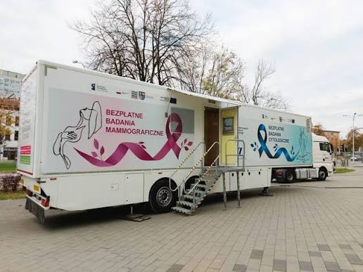 Zdrowie mieszkańców: Harmonogram bezpłatnych badań profilaktycznych (mammobusy, krwiodawstwo).